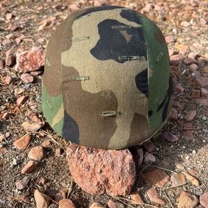 Us Army Pasgt Helmet With Woodland Camo Cover